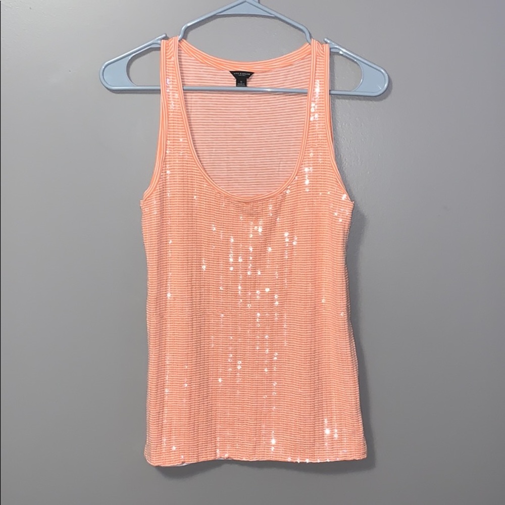 Ann Taylor sequenced tank top S/small